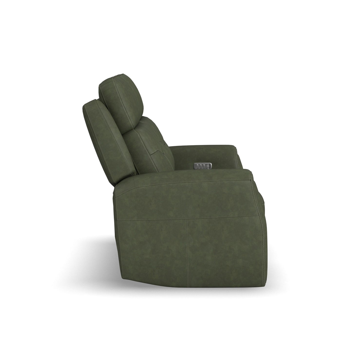 Felix - Power Reclining Loveseat With Console, Power Headrest, Lumbar, Heat & Massage