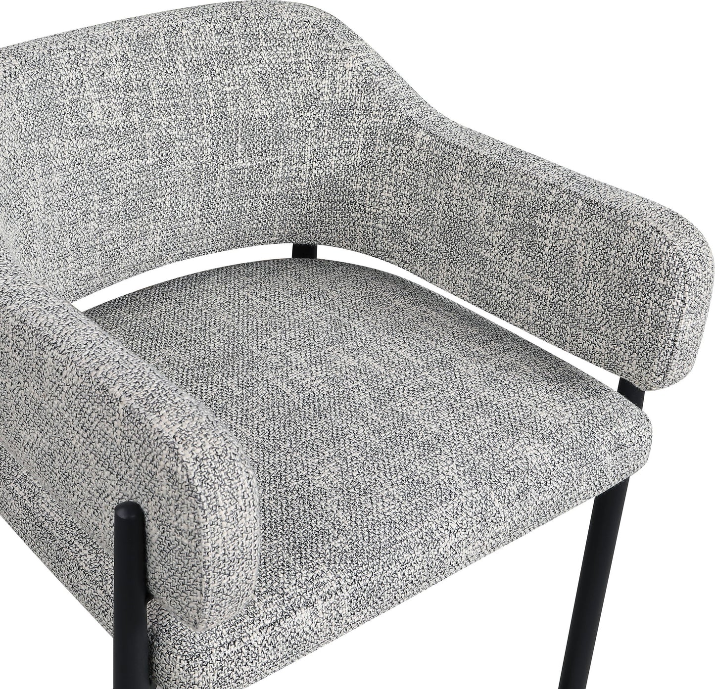 Dame - Fabric Upholstered Counter Stool (Set of 2)