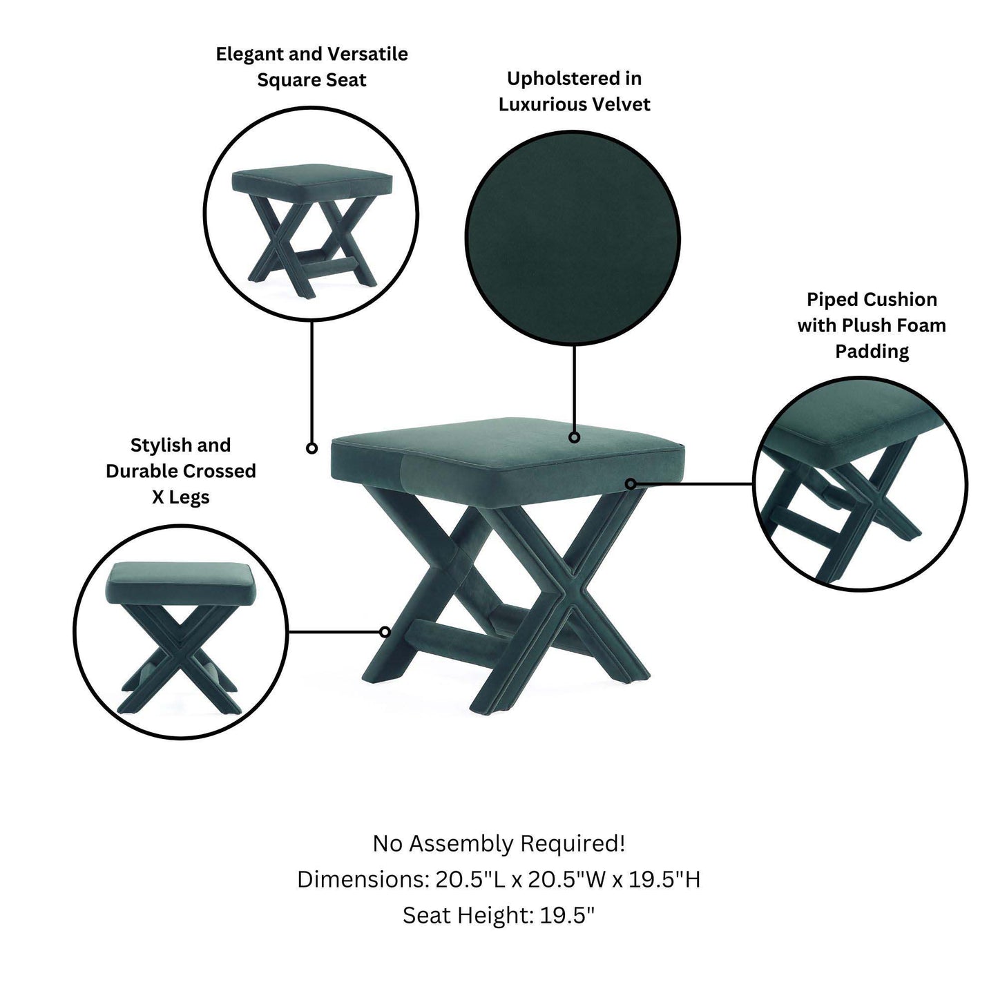 Manhattan Abigail - Accent Bench