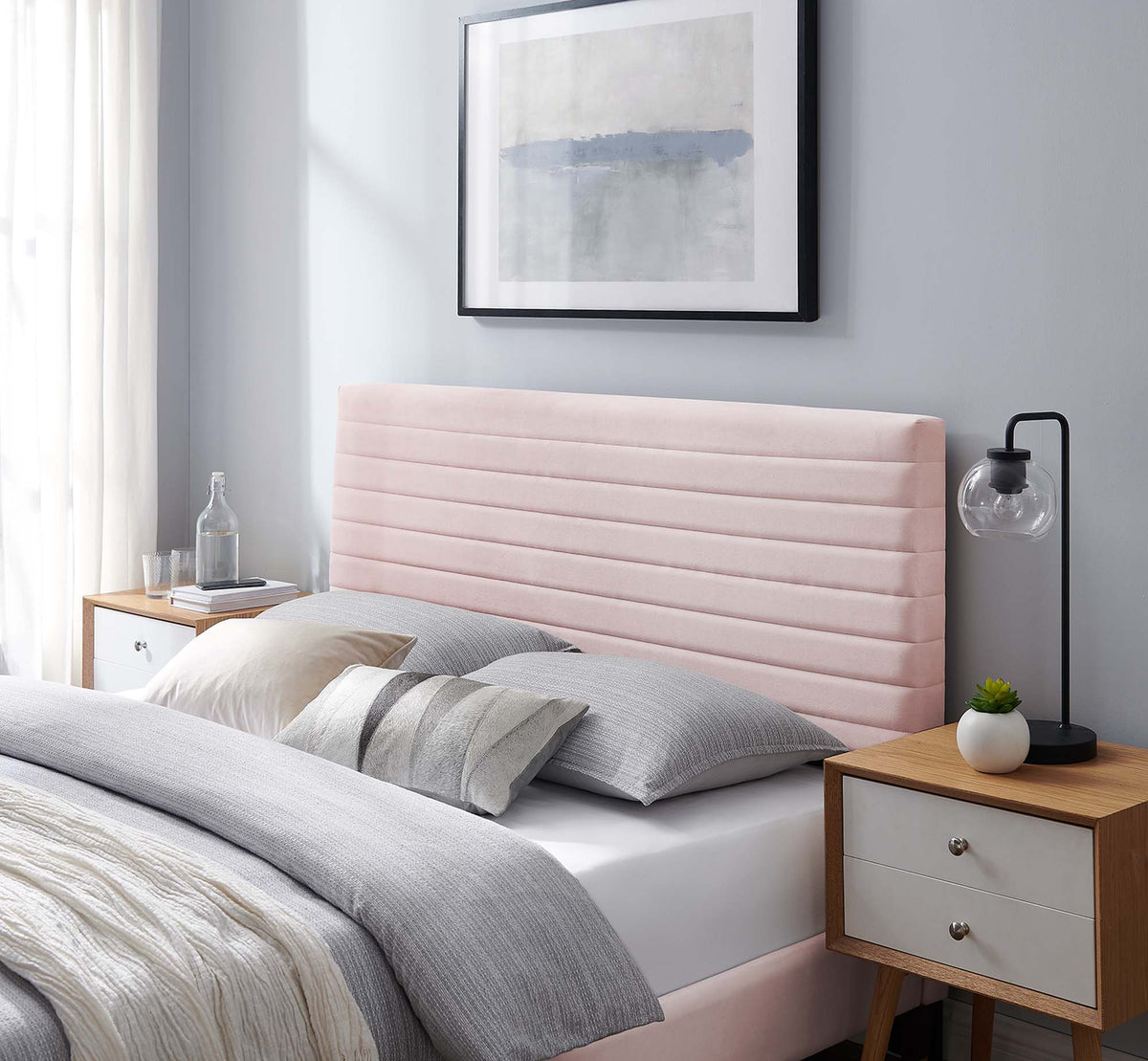 Tranquil Headboard - Twin, Pink