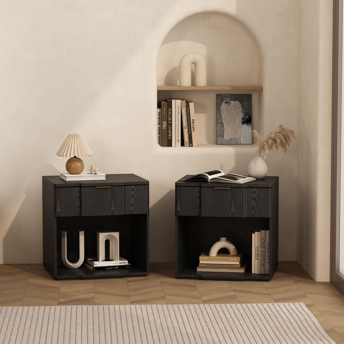 Manhattan Clive - 1-Drawer Nightstand