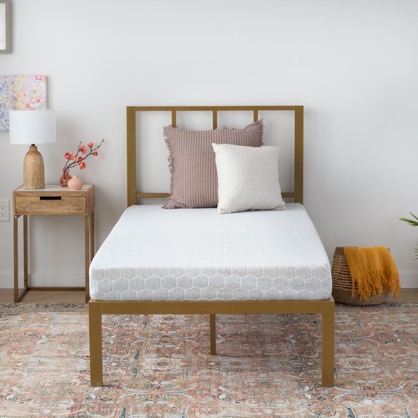 Weekender - 6" Gel Memory Foam Mattress With Waterproof Cover - Twin
