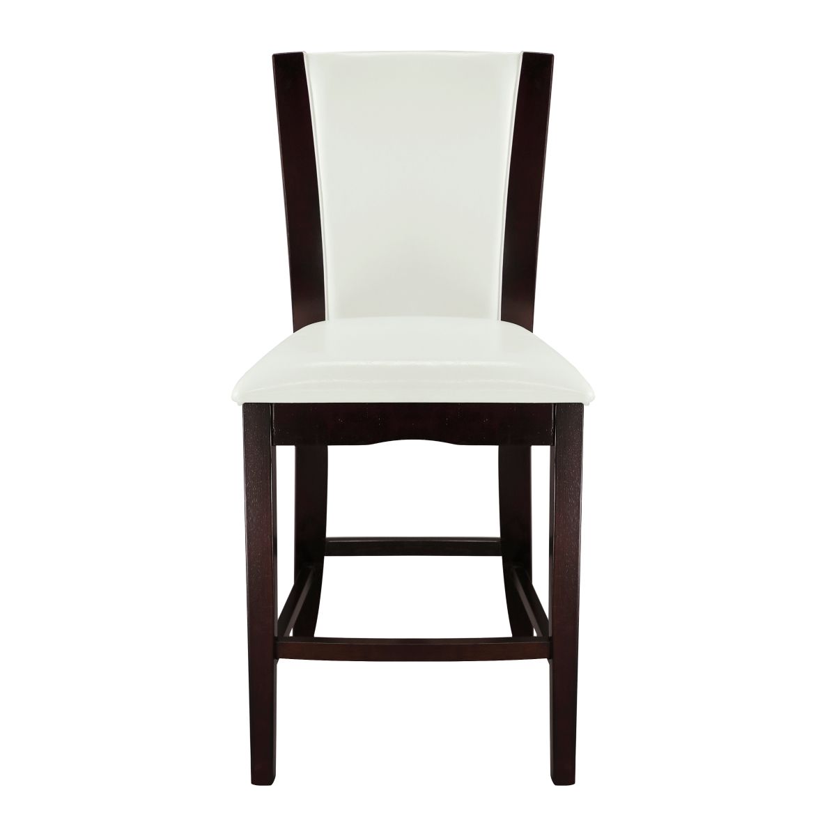 Daisy Counter Height Chair, White Bi-Cast Vinyl