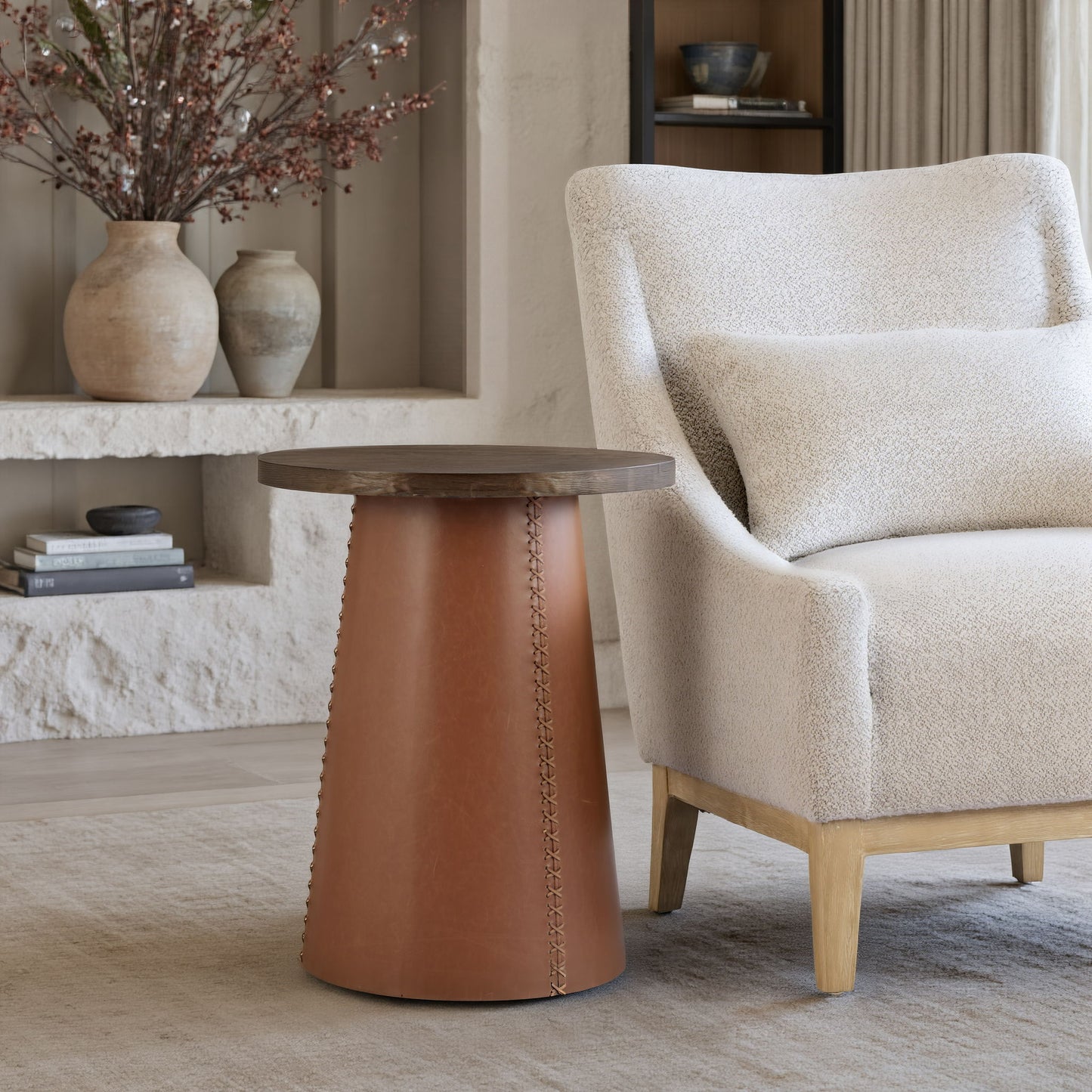Dikis - Side Table - Brown