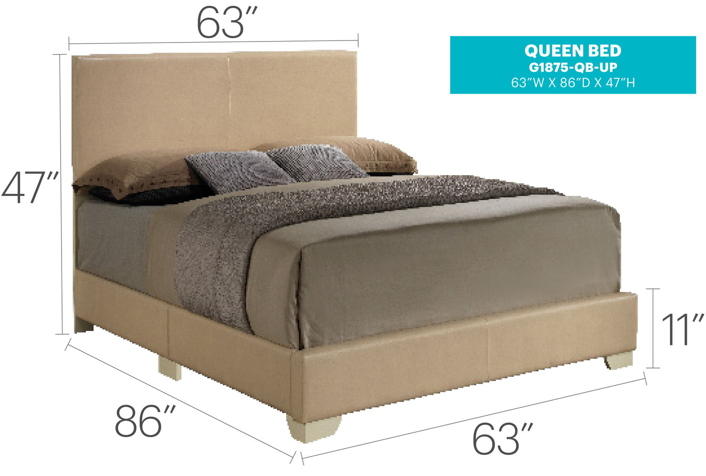 Glory Furniture - Aaron - Bed