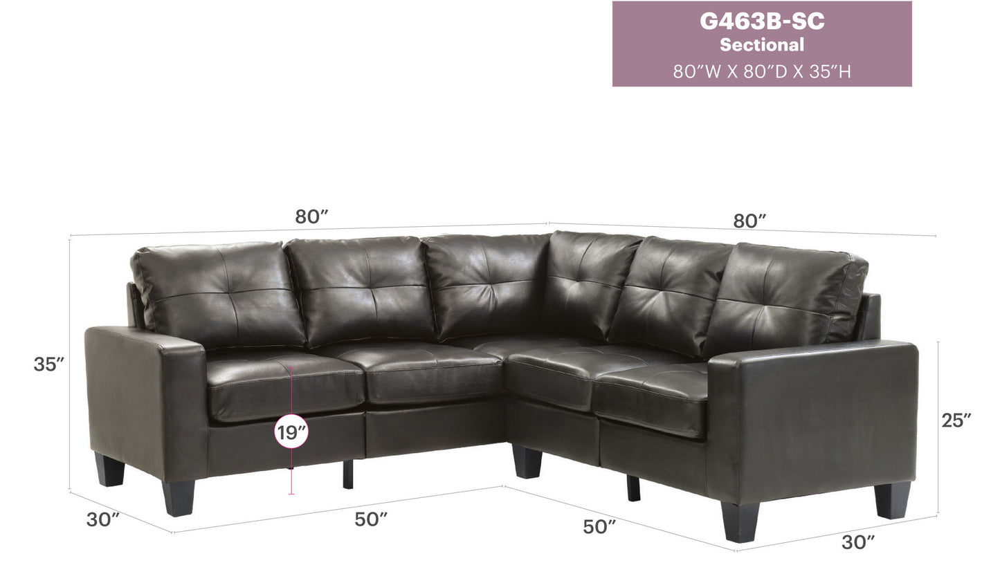 Glory Furniture - Newbury - Stationary Sectional