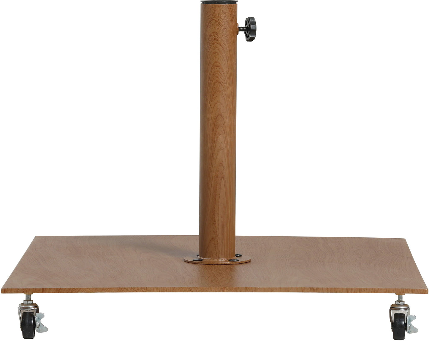 Fiji - Aluminum Patio Umbrella With Square Teak Base