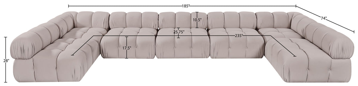 Orin - U-Shaped 7 Piece Modular Sectional