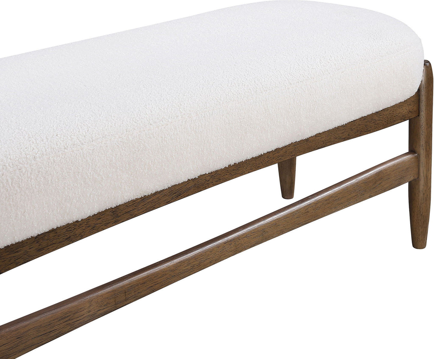 Briar - Faux Sheepskin Upholstered Bench