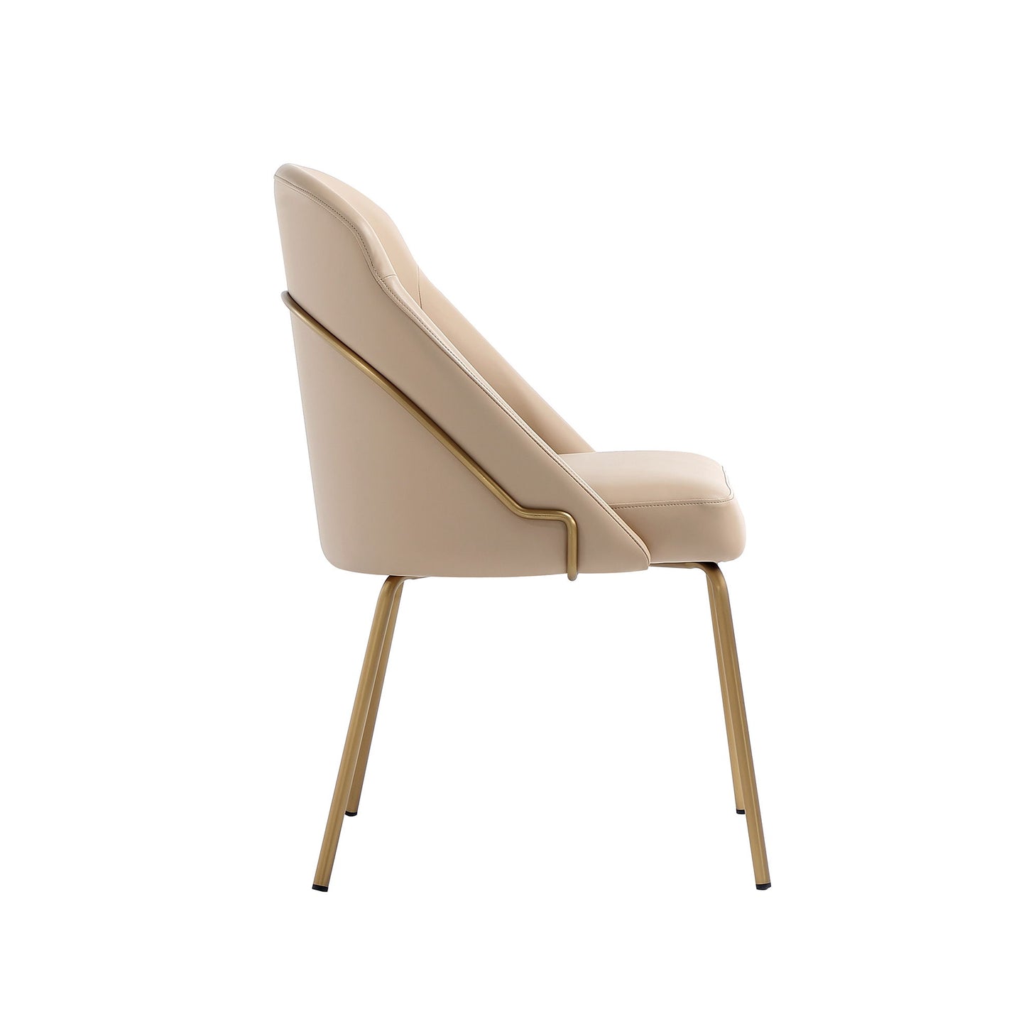 Manhattan Gracie - Dining Chair With Gold Legs