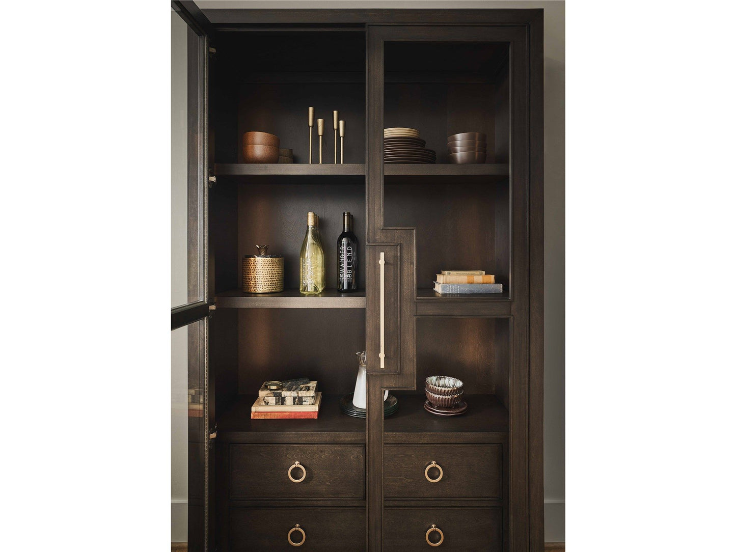Fenwick - Display Cabinet - Dark Brown