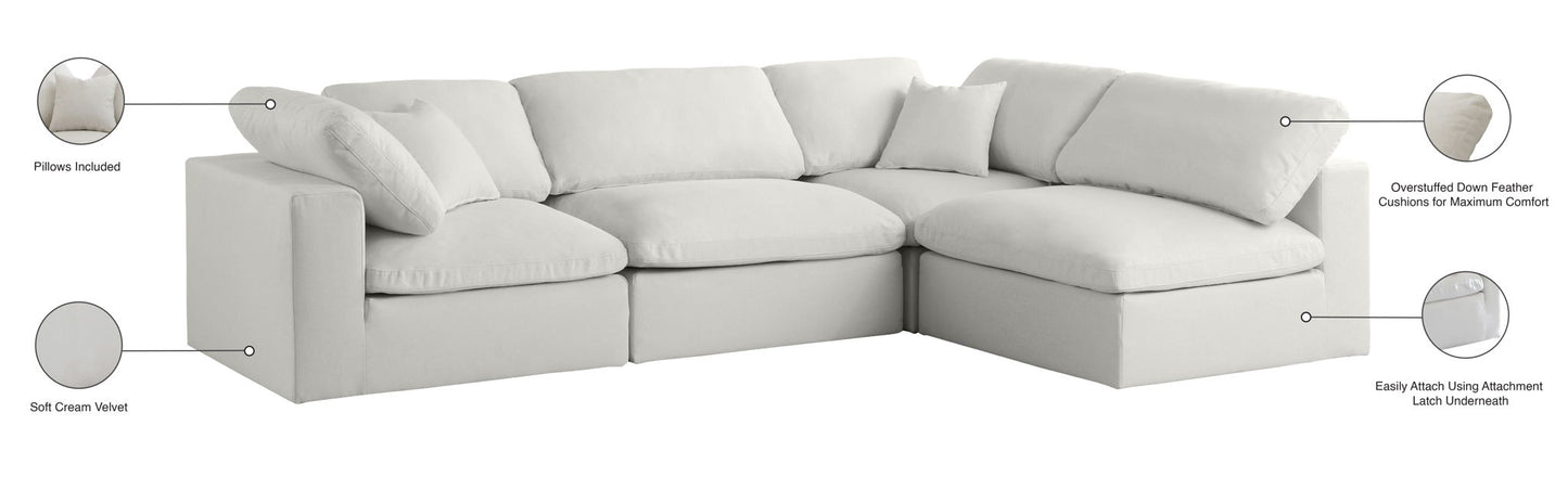 Plush - 4 Piece Modular Sectional