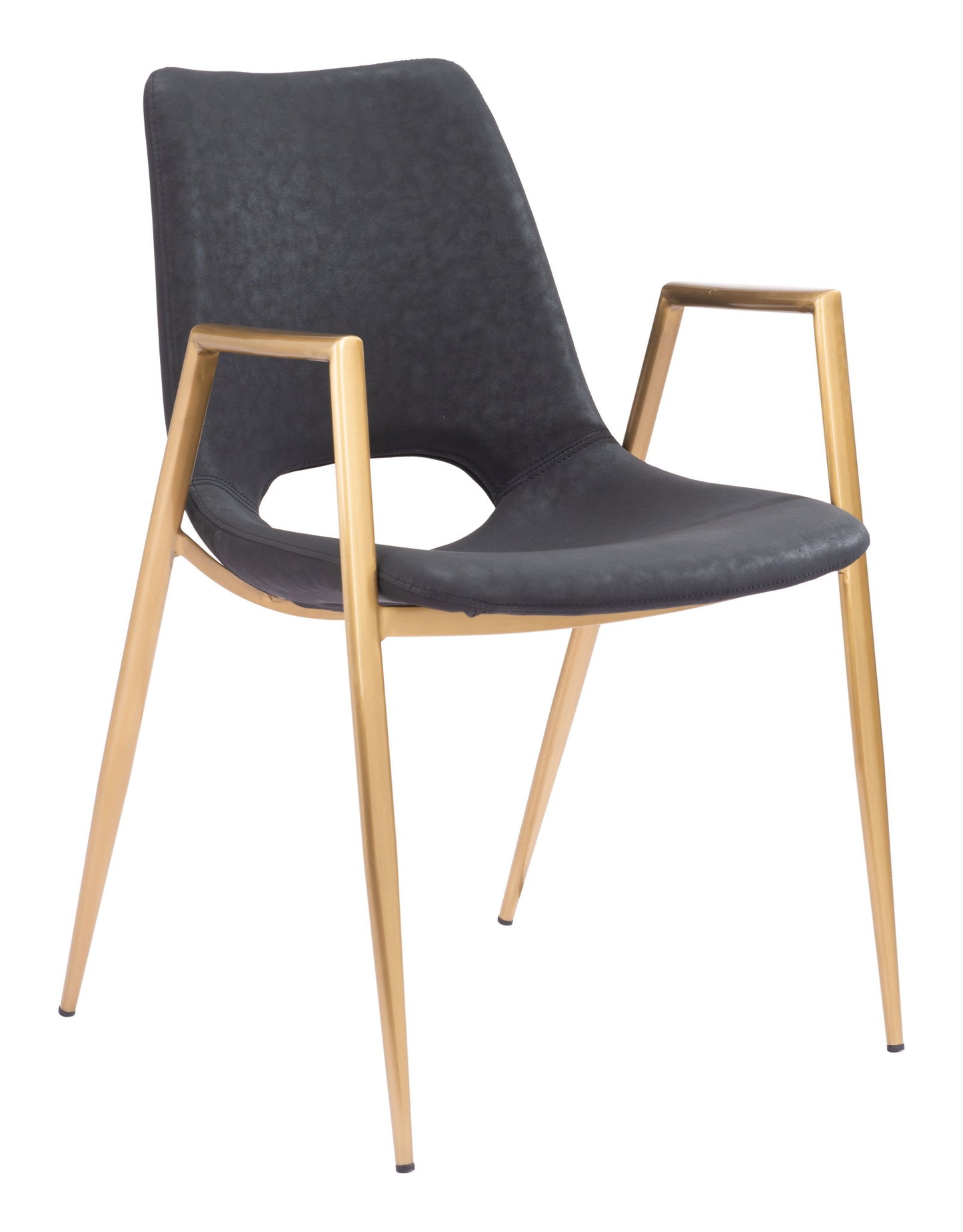 Desi - Dining Chair With Gold Legs (Set of 2)