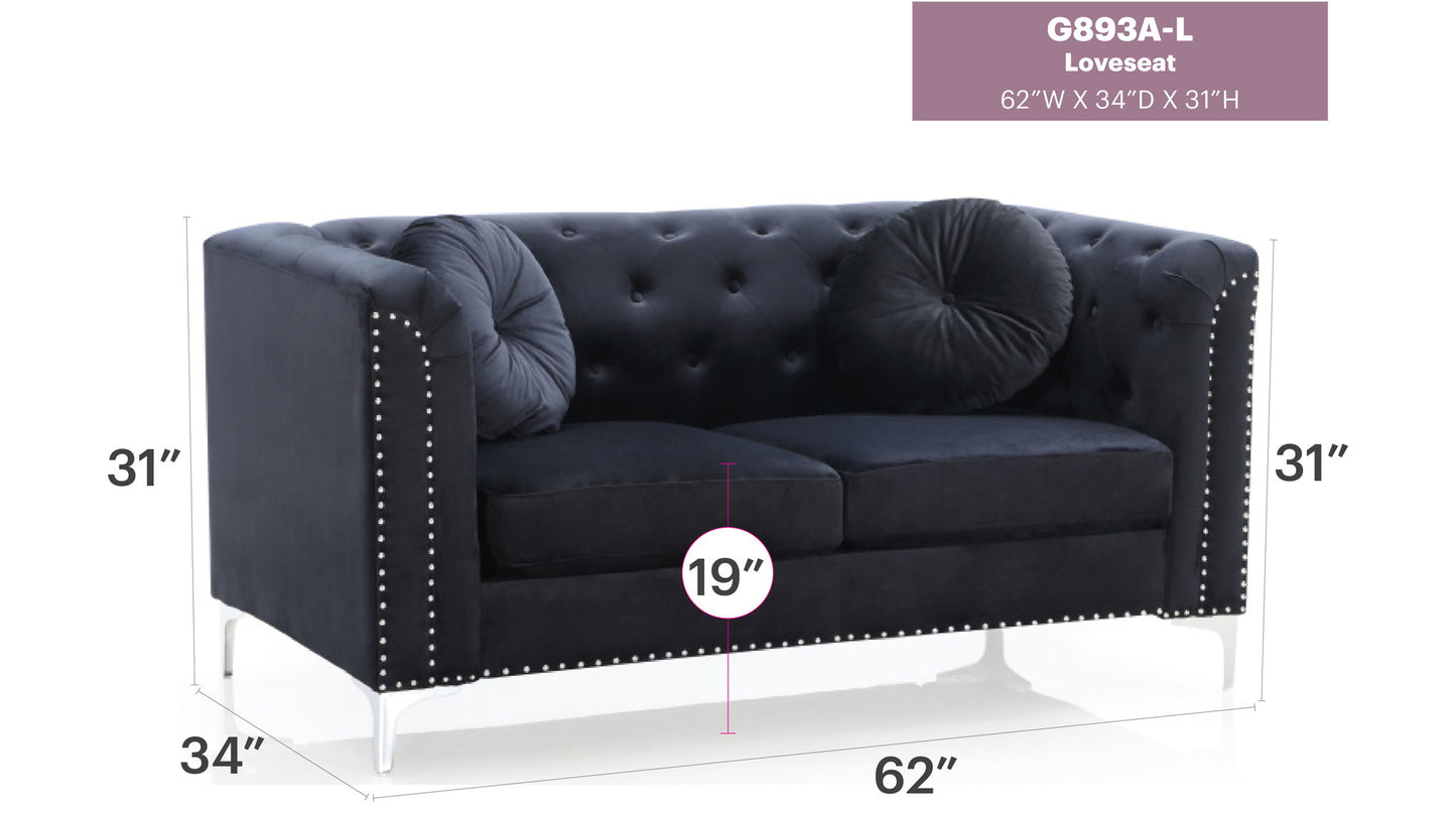 Glory Furniture - Pompano - Loveseat