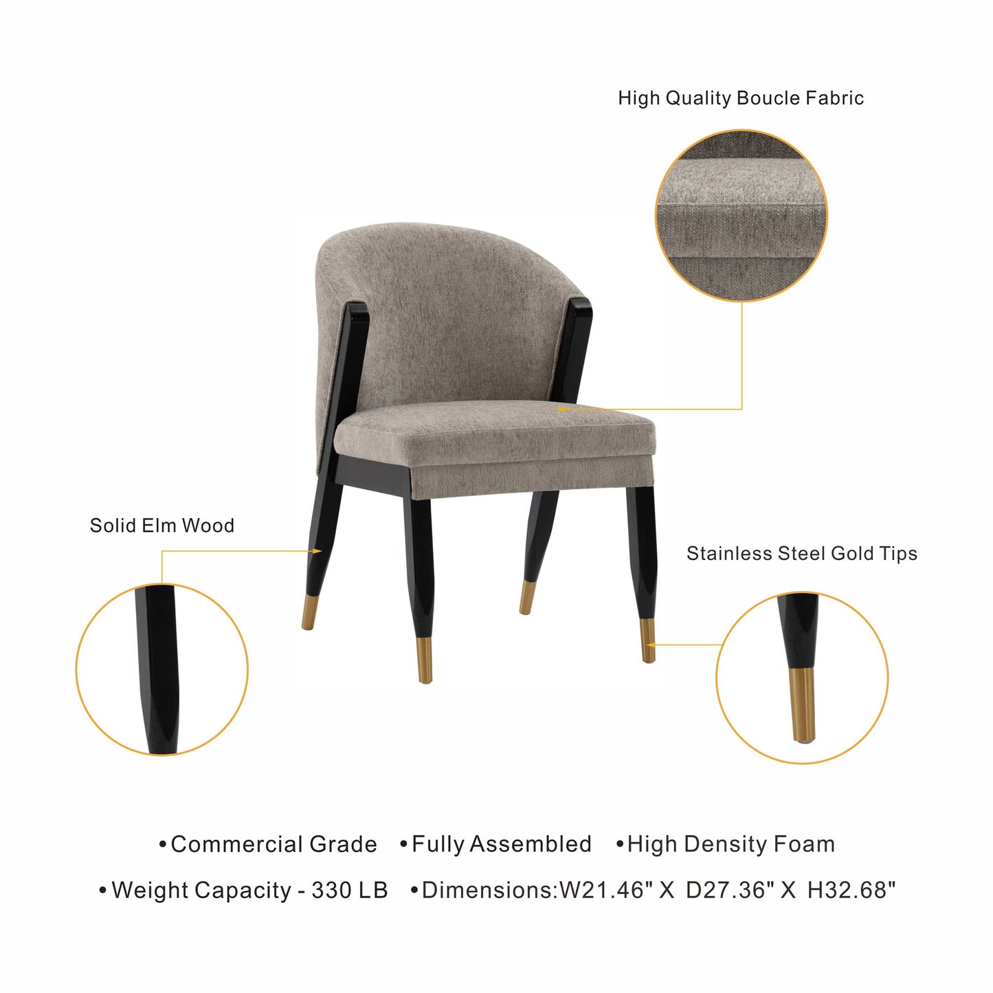 Manhattan Ola - Dining Side Chair