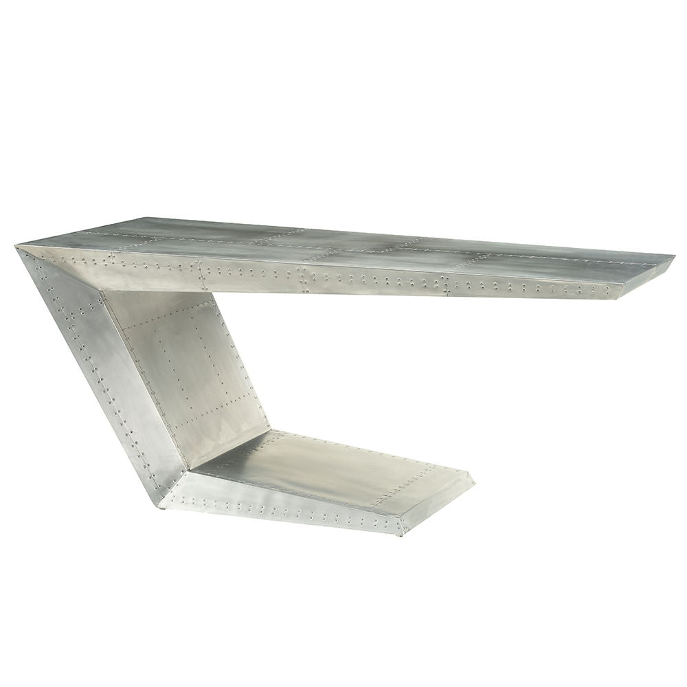 Brancaster - Executive Writing Desk - Aluminum
