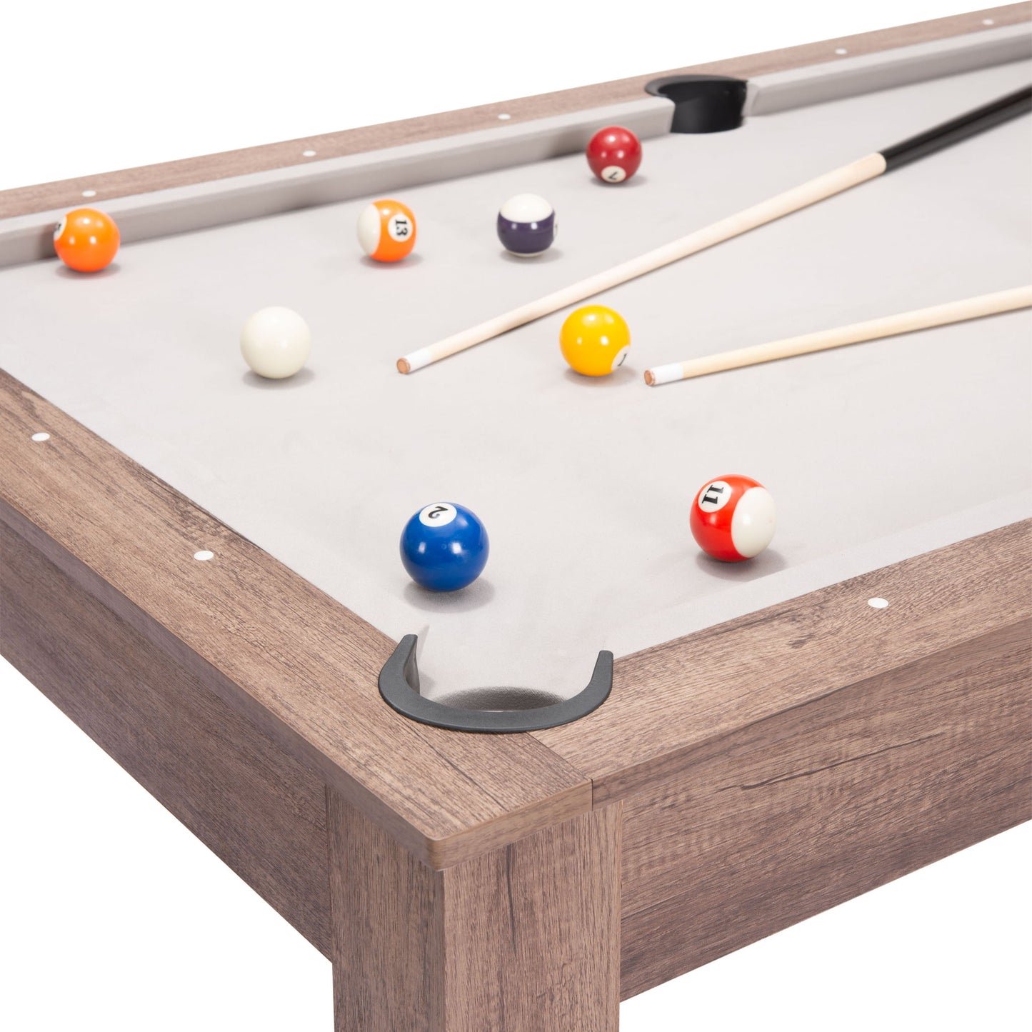 Bonkers - 3 In 1 Table With Pool Accessories - Brown