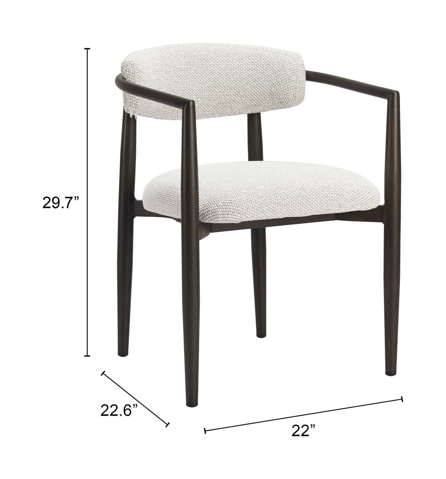 Midori - Outdoor Dining Chair - White