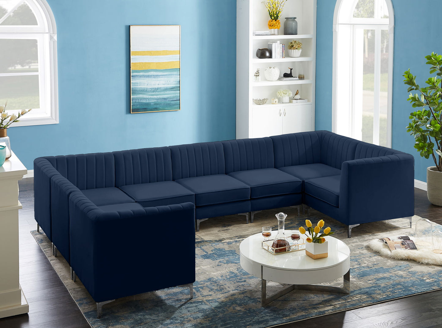Alina - 8 Piece Modular U-Shaped Sectional