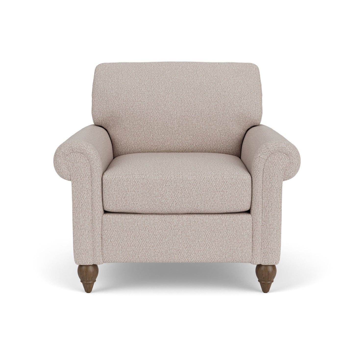Moxy - Fabric Chair With Rolled Arms