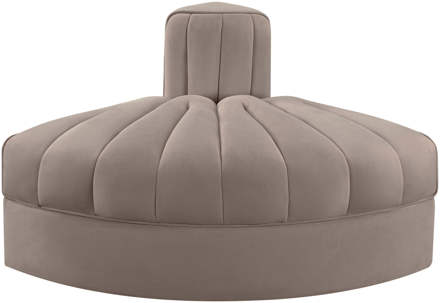 Rummi - Velvet Performance Fabric Upholstered Modular Chair