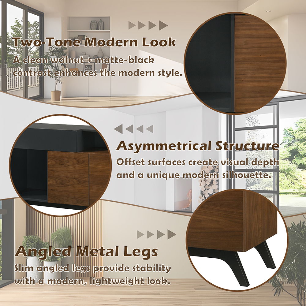 Destin - Server - Walnut