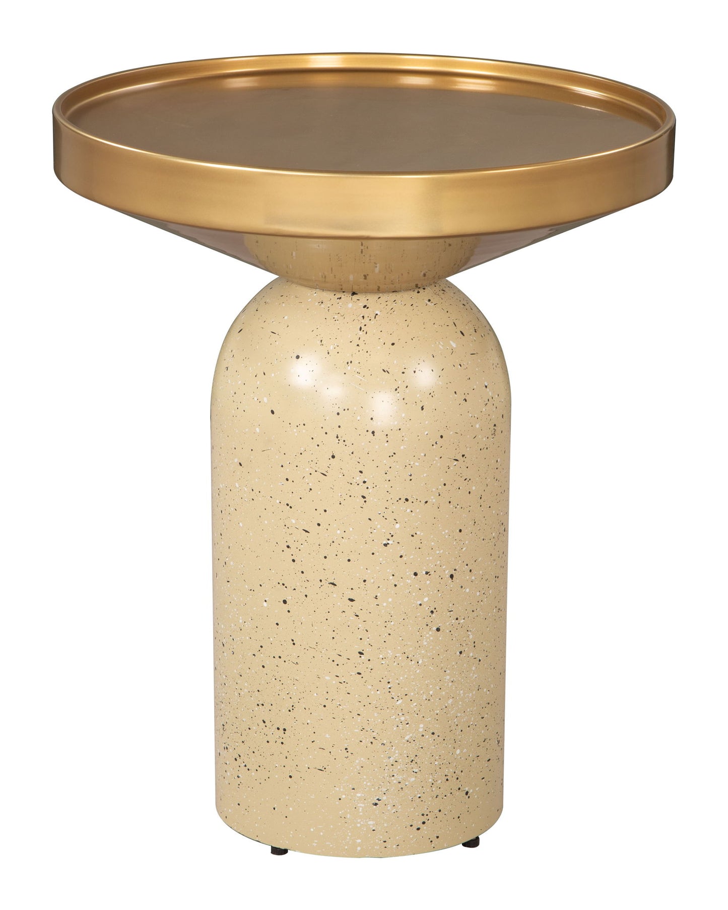 Cendre - Side Table - Gold / Beige