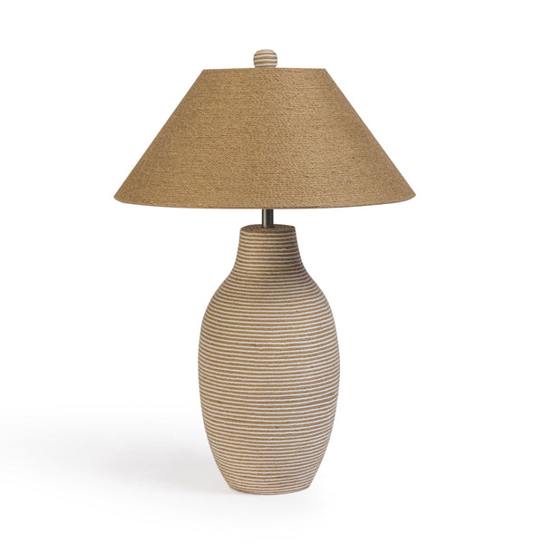 Tanga - Jute And Cotton Table Lamp - Natural