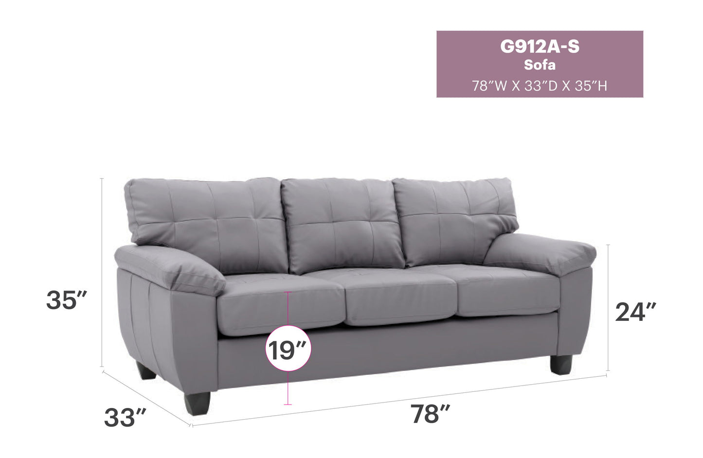 Glory Furniture - Gallant - Sofa