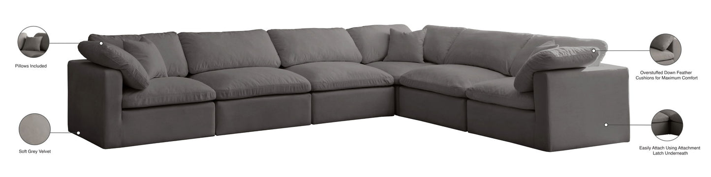 Plush - 6 Piece Modular Sectional