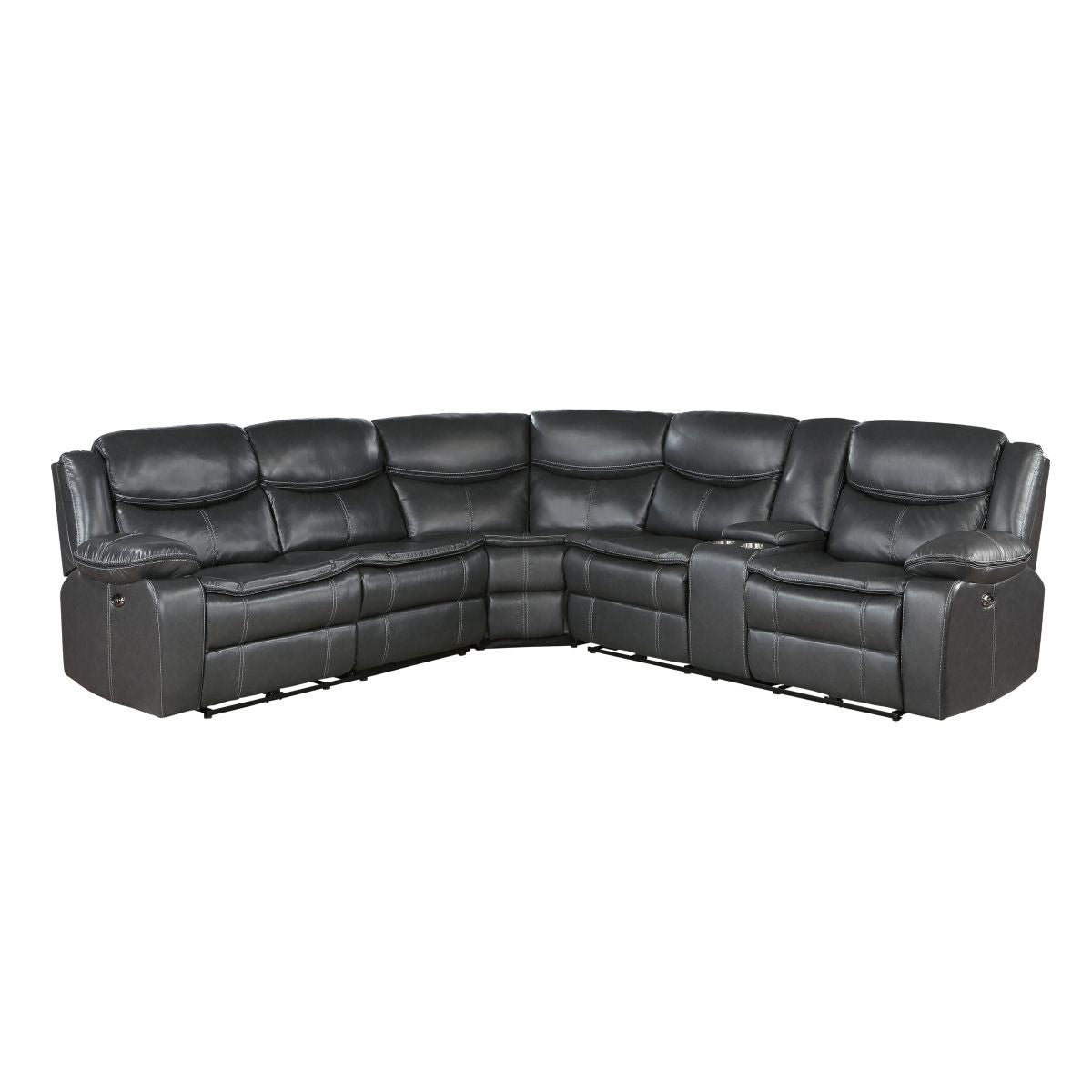 Fargo 3-Piece Power Reclining Sectional with Right Console