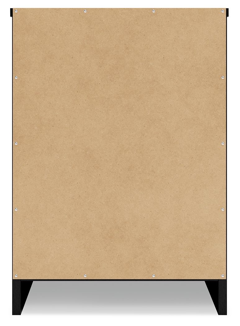 Finch - One Drawer Night Stand - 23" Height - Black