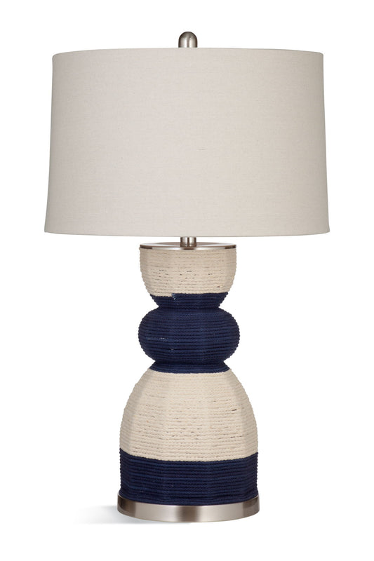 Kareen - Table Lamp - Blue / Beige