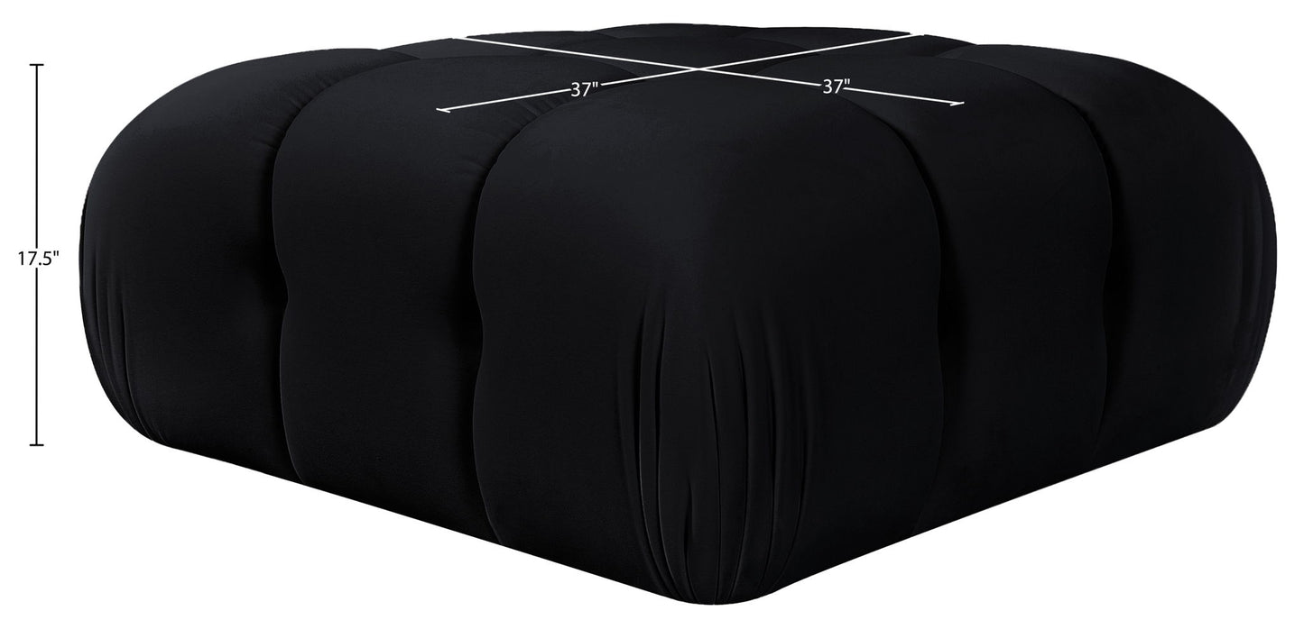 Orin - Velvet Performance Fabric Upholstered Modular Ottoman