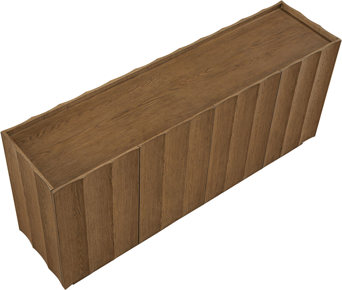 Swoon - Oak Veneer And Solid Wood Sideboard / Buffet - Brown
