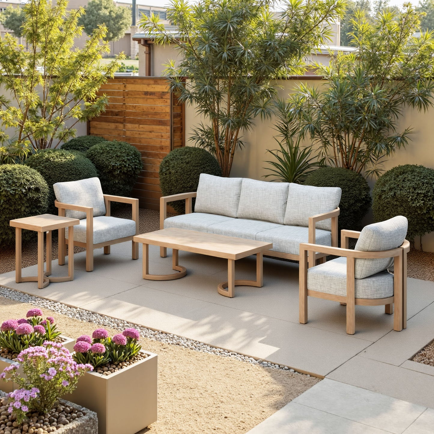 Leto - Outdoor Sofa - Gray