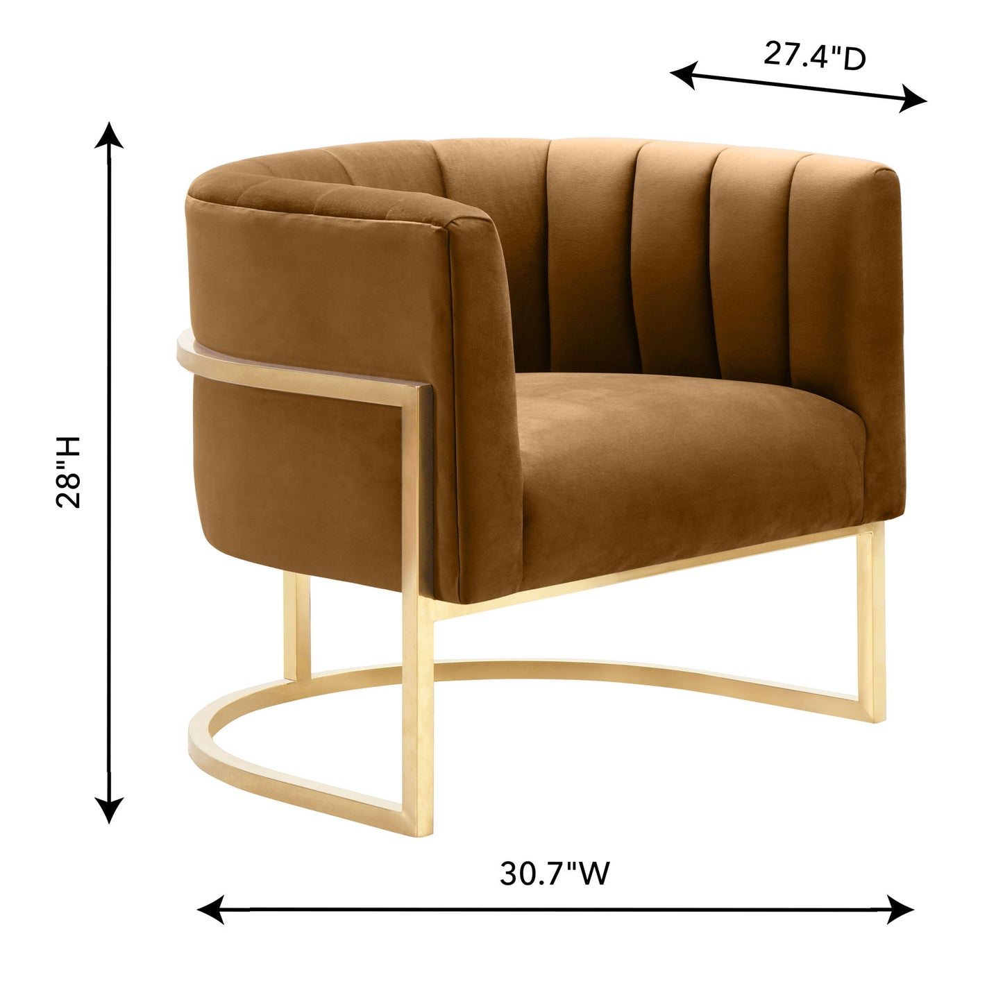 Magnolia - Velvet Chair