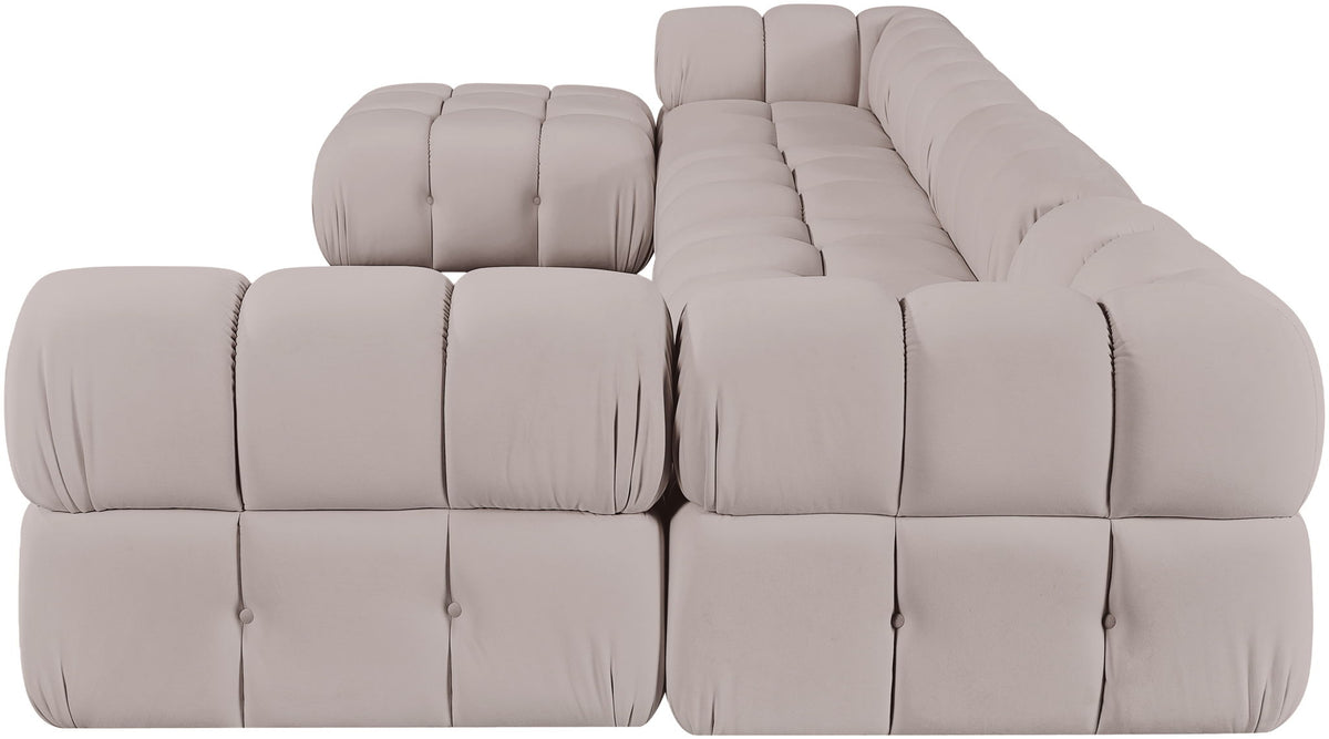 Orin - 6 Piece Modular Sectional (3 Modular Chairs, 2 Corner Chairs & Ottoman)
