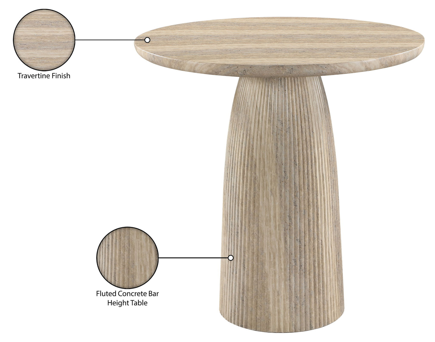 Venosa - Traverine Table