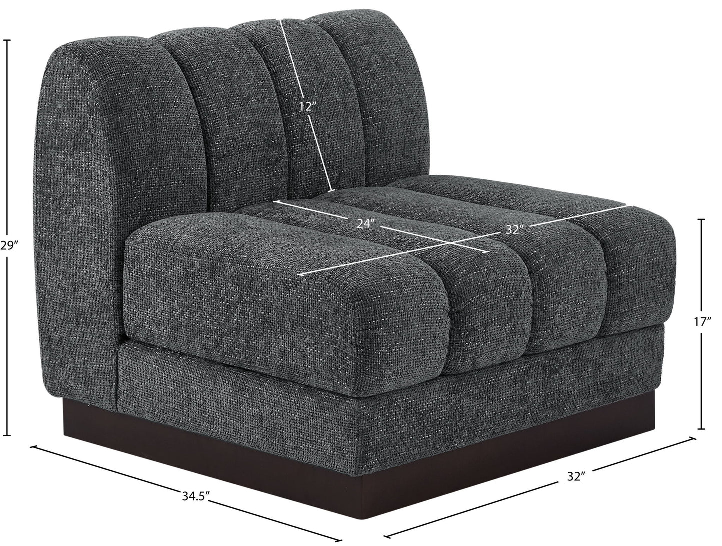 Quinn - Armless Chair
