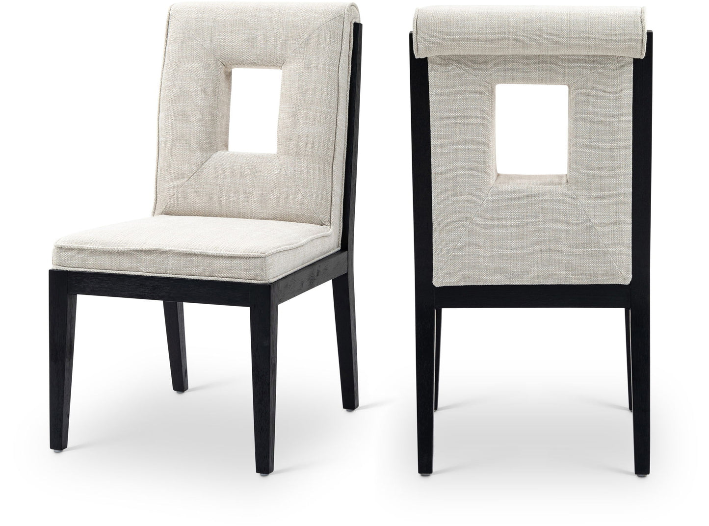 Gwendolyn - Dining Side Chair With Black Frame (Set of 2)