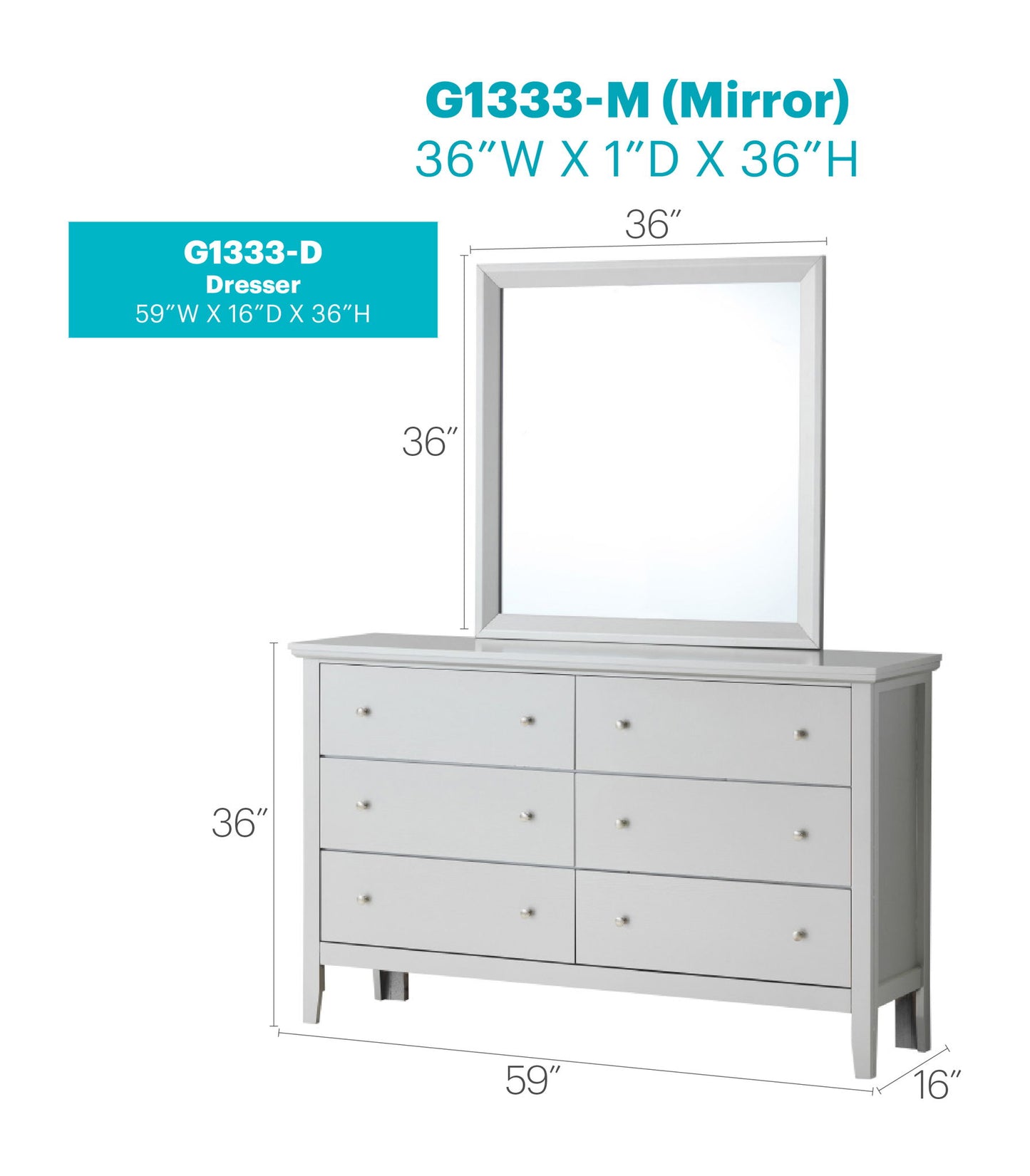 Glory Furniture - Primo - Dresser