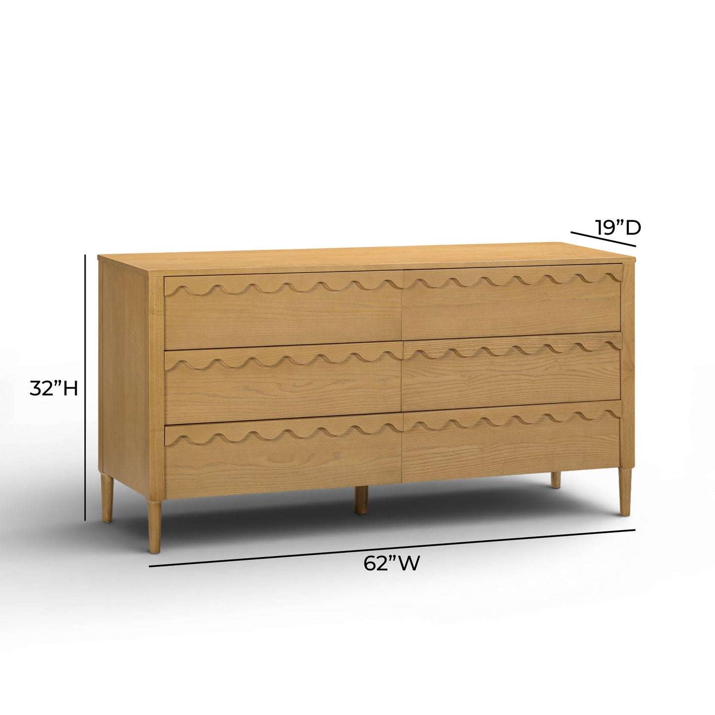 Oodle - 6 Drawer Dresser
