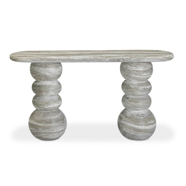 Hyre - Indoor / Outdoor Concrete Console Table - Faux Stone