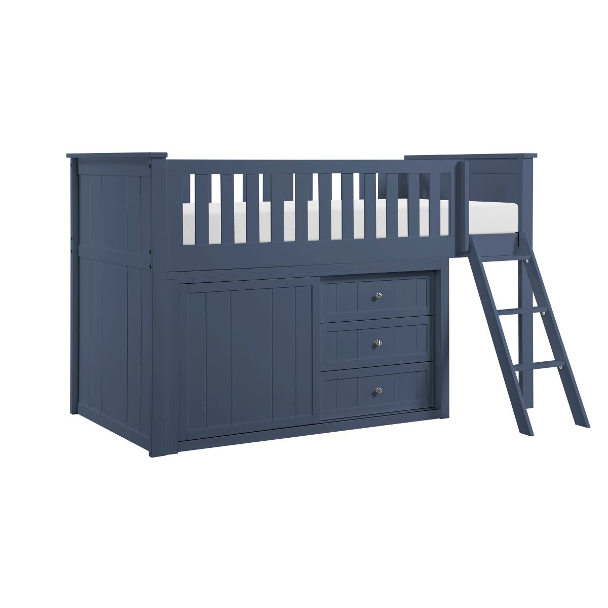 Nora Low Loft Bunk with Dresser