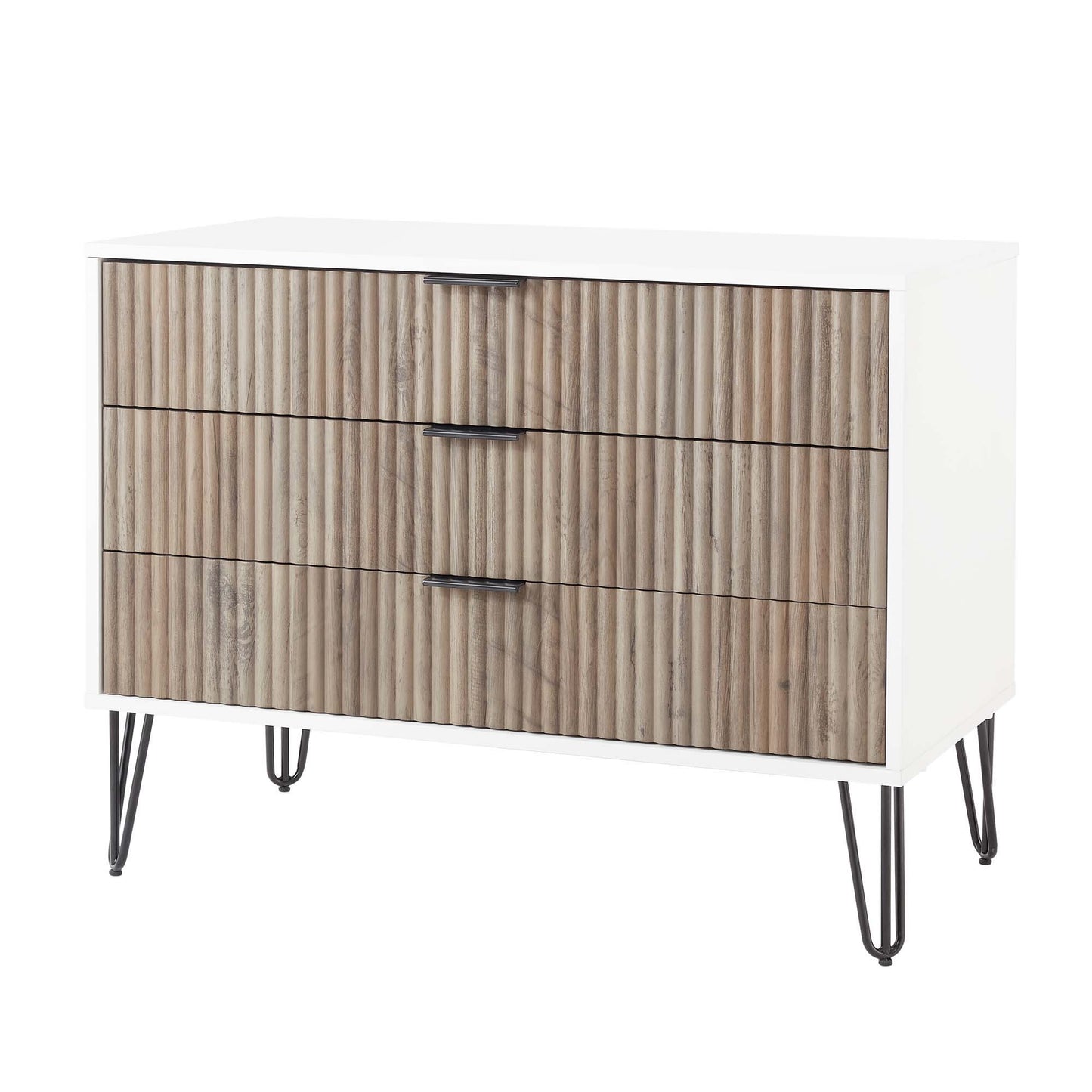 Dumbo - Dresser - Rustic Gray And White