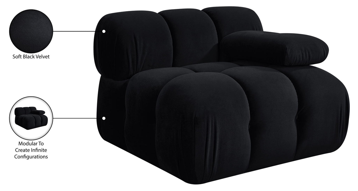 Orin - Velvet Performance Fabric Upholstered Modular Chair
