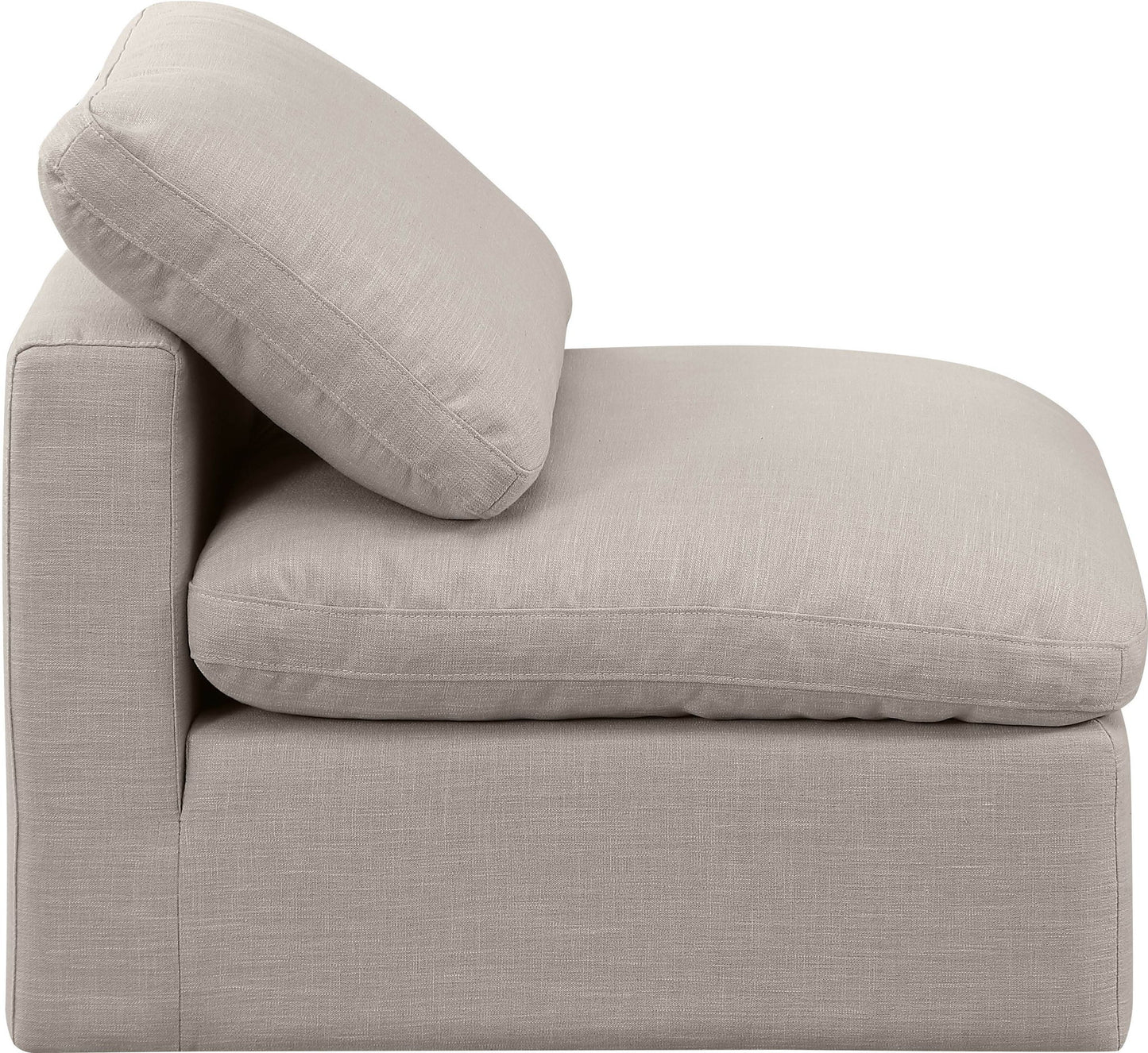 Indulge - Linen Armless Chair