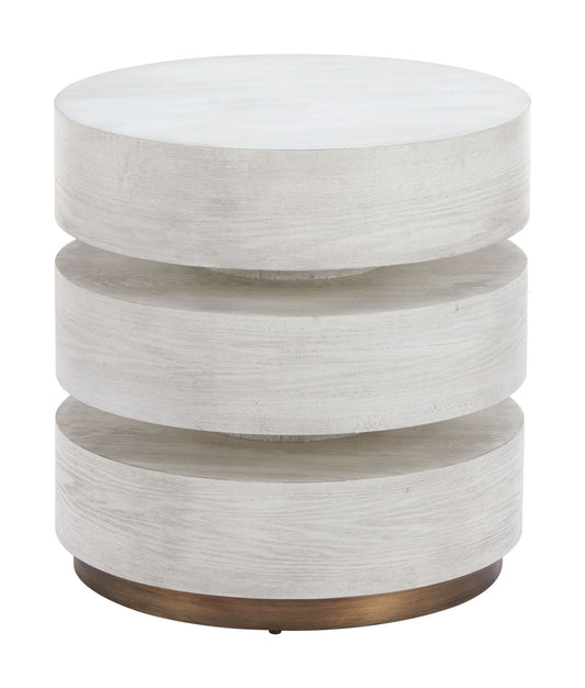 Laha - Side Table - Oak White