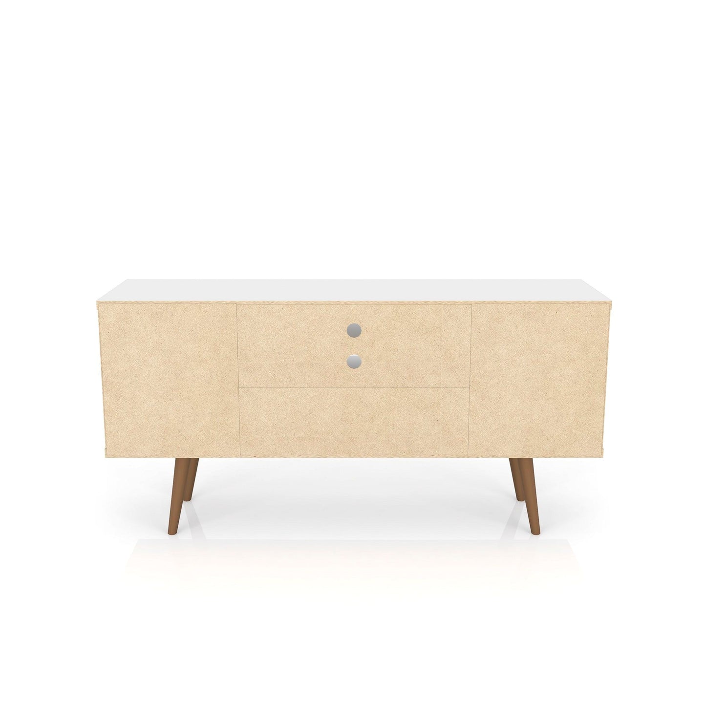Manhattan Liberty - 53" TV Stand With White Frame